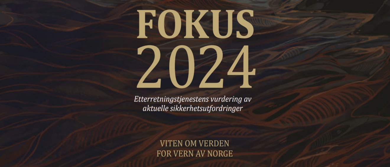 Fokus 2024 words on a dark background
